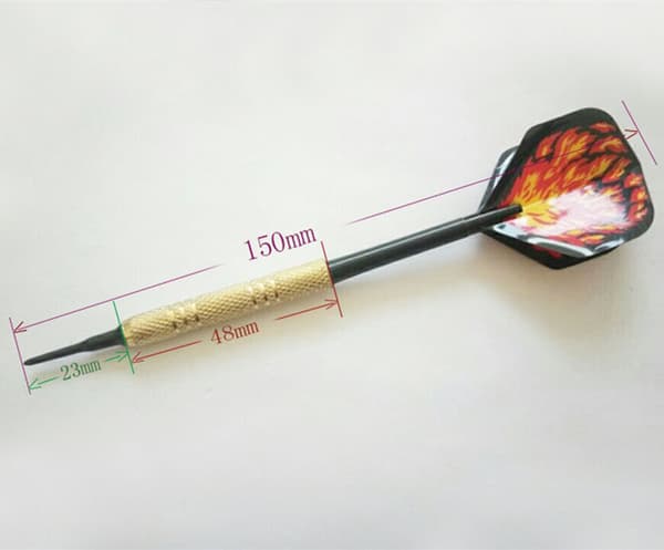 12 stk profesjonelt soft tip dartsett med ekstra spisser