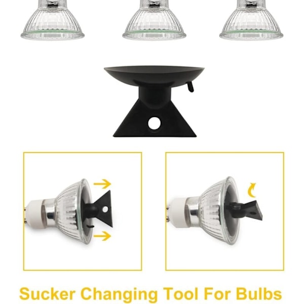 GU10 50W Glödlampor, GU10 Halogenlampor, AC 220V 50W Spotlampa, GU10 Halogen 2-Pin Halogenlampor 35° Spridningsvinkel 2700K, 6-pack