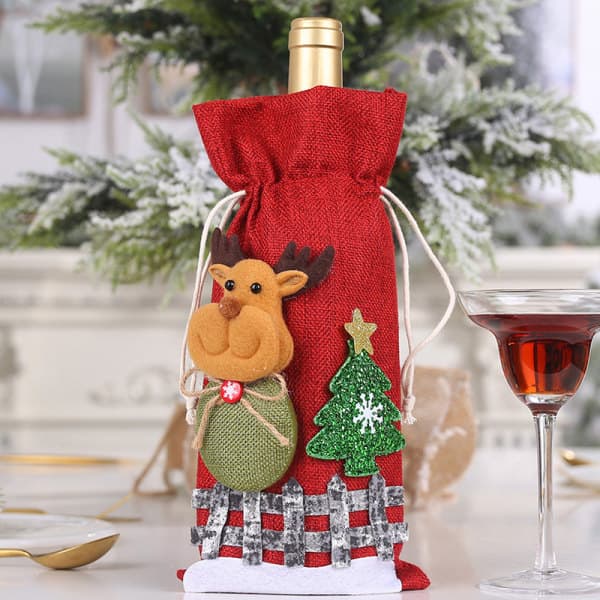 IC Julevinflaskedeksel Julenisse Champagne Deksel C