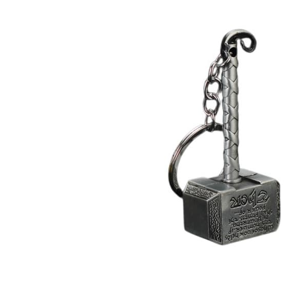 Aseenvärinen vasara-avaimenperä Thorin vasara-avaimenperä Thor-avaimenperä Avengers-avaimenperä IC