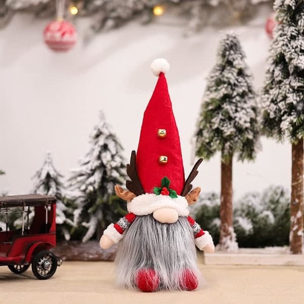 IC Julepynt Nisse Dukker Lysende Plys