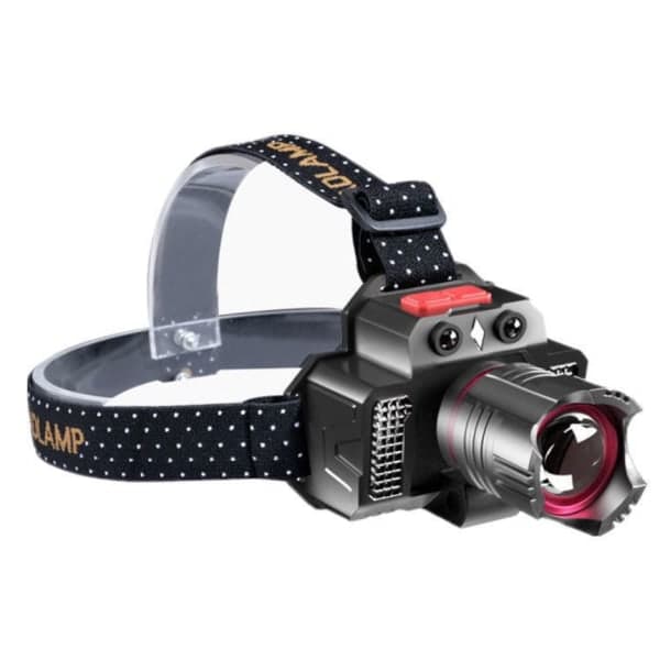 IC LED hodelykt, superlysende oppladbar montert lommelykt, campinglyktGroupM