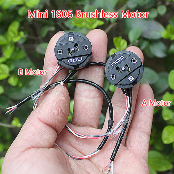 IC Mini borstlös motor Micro 1806 Flygplansmodell borstlös motor A2(B motor)