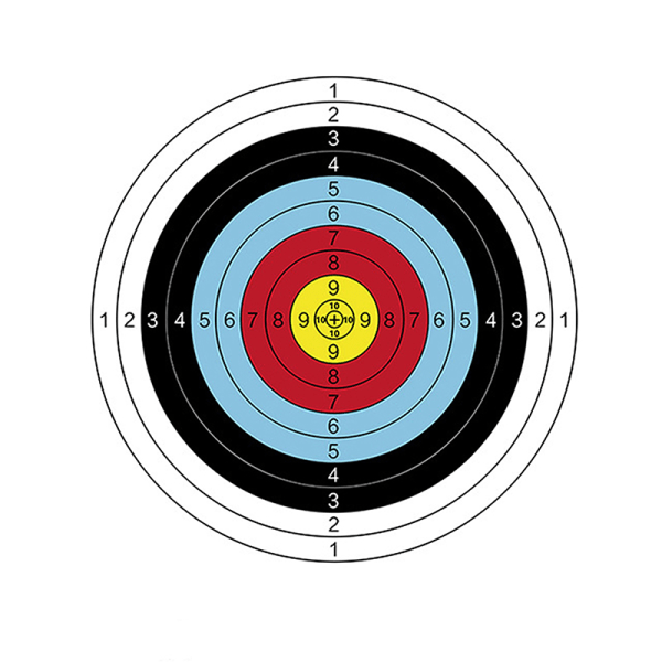 IC 10 st 40*40 cm Bågskytte Skytte Målpapper Båge Jaktbågskytt