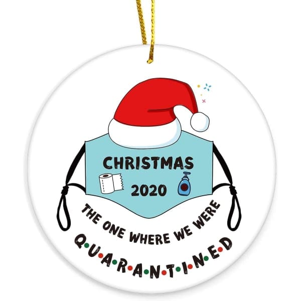 IC Juletræspynt 2020 Pynt Bär Hat Pandemi