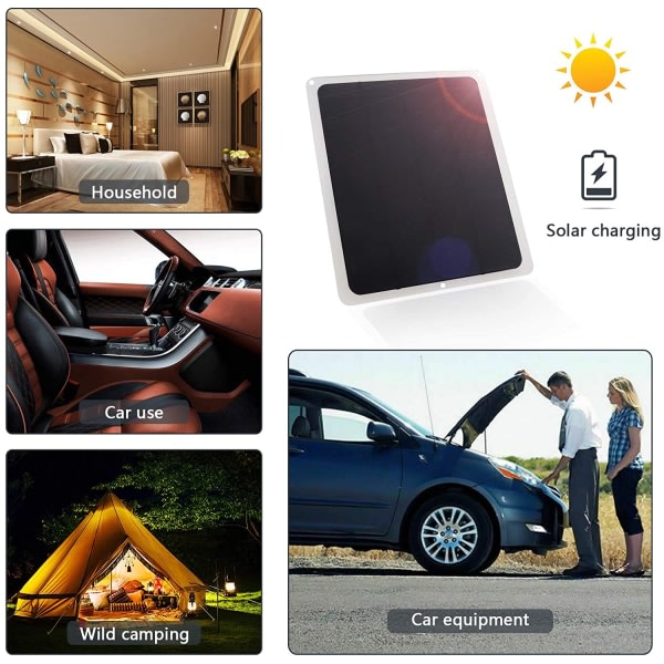 IC Solpanel Solar batteriladdare for utendørsresor camping