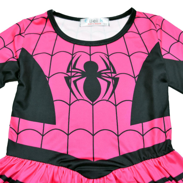 IC Spider Girls Klær Tegneserie Spindel Trykte Antrekk 2T