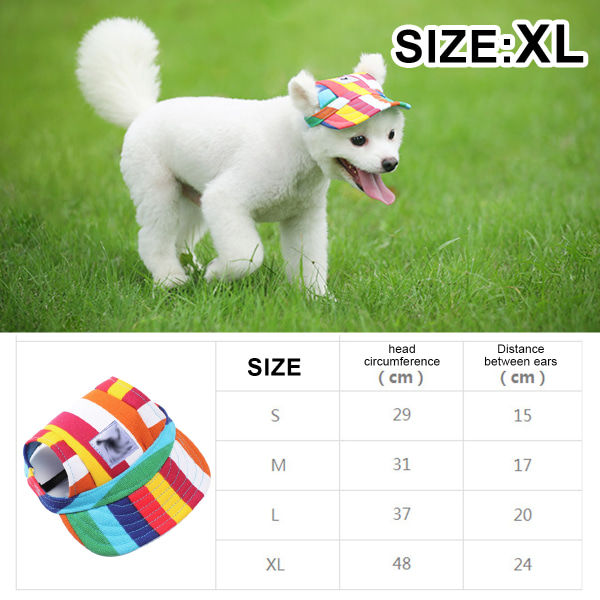 IC 2st Hundhatt Solhatt Cap Hundhattar för Small Medium XL