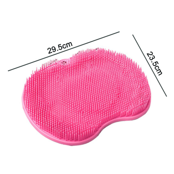 IC Silikonmatte badmatte - häl till tå-rengöring duschgolv - Rosa