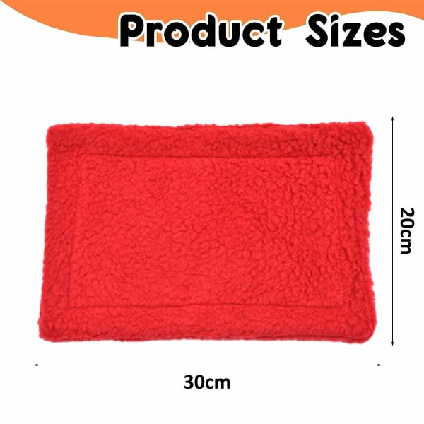IC 5 st Pet pad Hamster liggunderlag Hamster bur placering pad Big Red