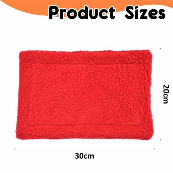 IC 5 st Pet pad Hamster liggunderlag Hamster bur placering pad Big Red