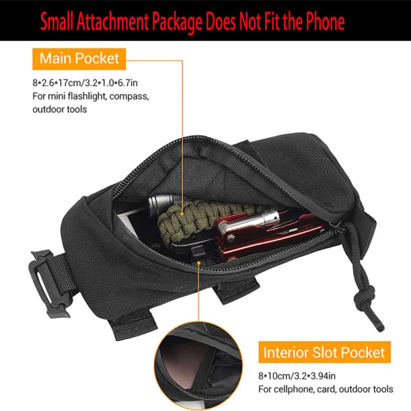 IC Strap Pack Clip-On Pouch EDC Tools Diverse tilbehørsveske