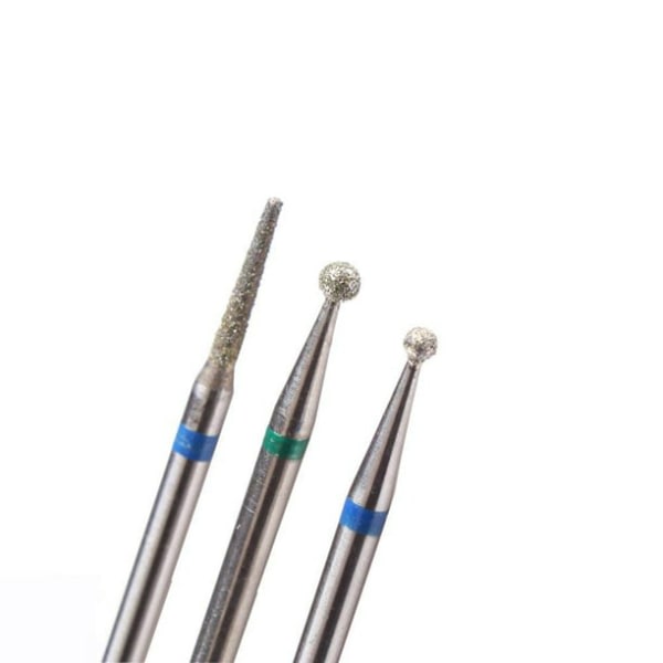 IC 3st Nagelband Clean Carbide Nagelborr Sæt Diamond Rotary