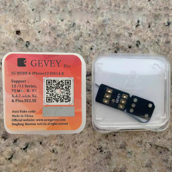 IC 1st Gevey PRO opplåsningskort klistermerke for iphone 6s-7-8-X-XSM-11