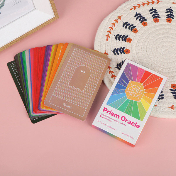 IC Uusi kortti Prismor Oracle Card Kohtalon ennustaminen Perhejuhliin Paperi Monivärinen Yksi koko