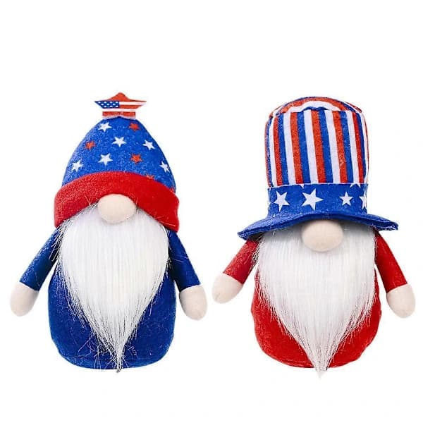 2021 American Independence Day Hat Faceless Forest Troll Doll Creative Home Decor