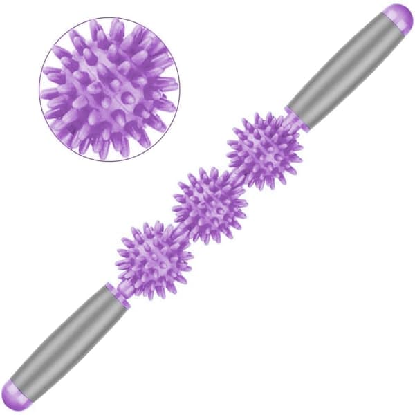 IC Fascia Roller til Cellulite Muskelrullepind med bolde fedt Tre bolde