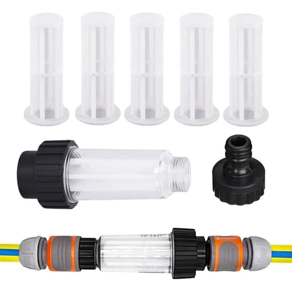 7 stk. haveslangefilter med 3/4 \"