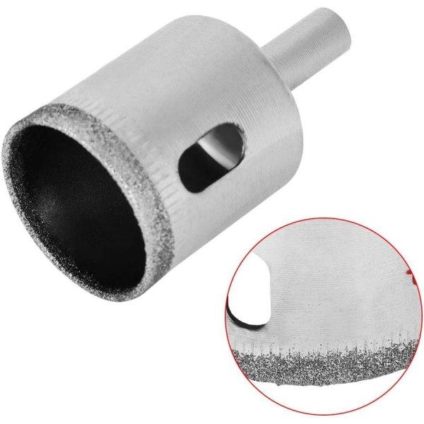 IC-set med 16 diamanthålsågslådor för kakelhål - 6 - 50 mm glasborr