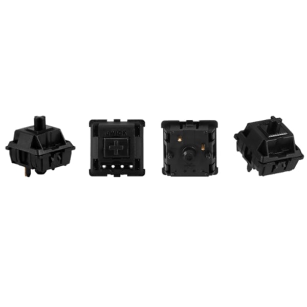 IC 10st JWICK V2 Svart Switch Gaming Mekanisk Tangentbord 5 Pin Li
