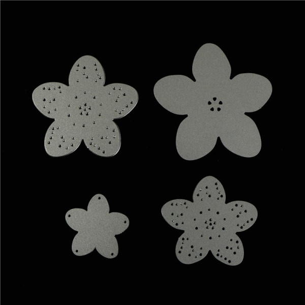 IC 4st Novelty Flowers ting Dies Stencils for DIY Scrapbooking/ph
