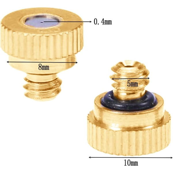 IC 20ST Mässingsdimmunstycke 0,4 mm Bevattningsmunstycke