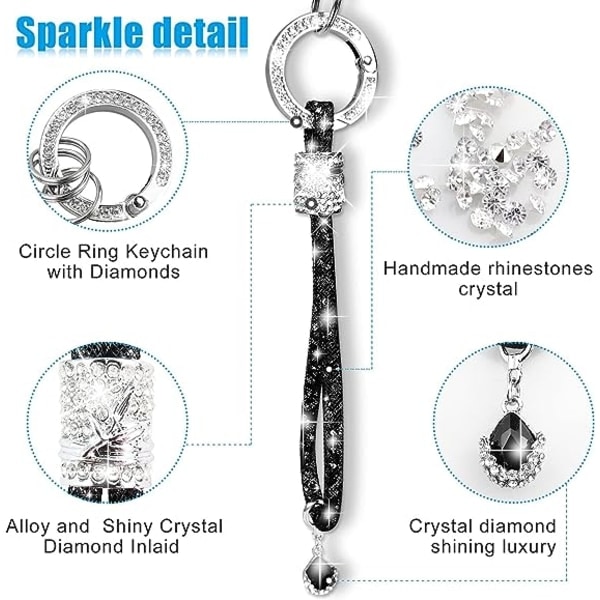 IC Söpö auton avaimenperä naisille, Crystal avaimenperän tarvikkeet, Bling ranneke avaimille, auton avain