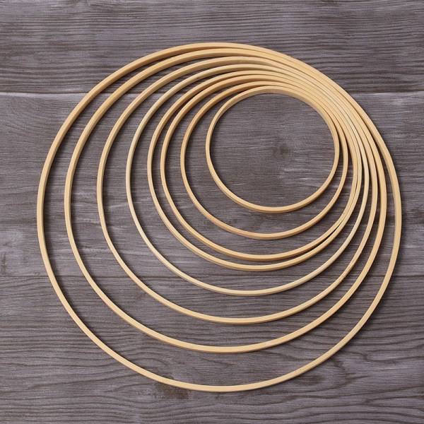 IC Hot DIY Bambukehysti pyöreä ristipistotyö 20cm