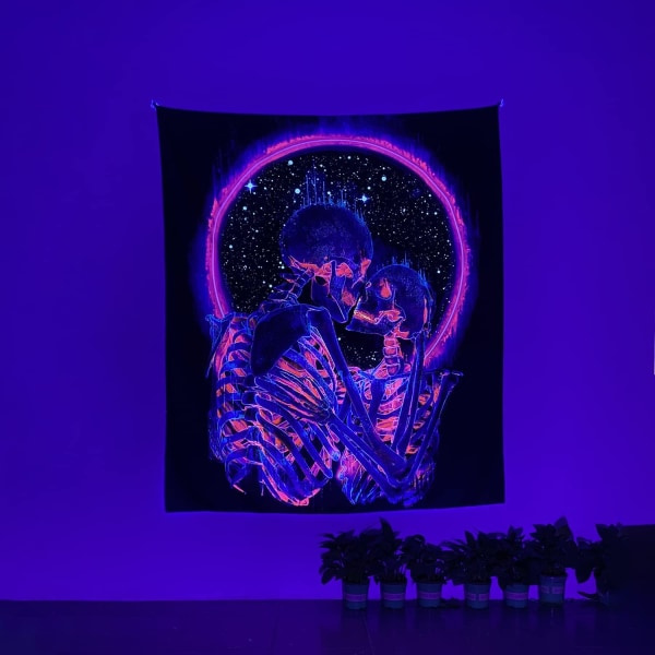 IC NOE Skalle Gobelæng Gløder i Mørket, 130cm x 150cm