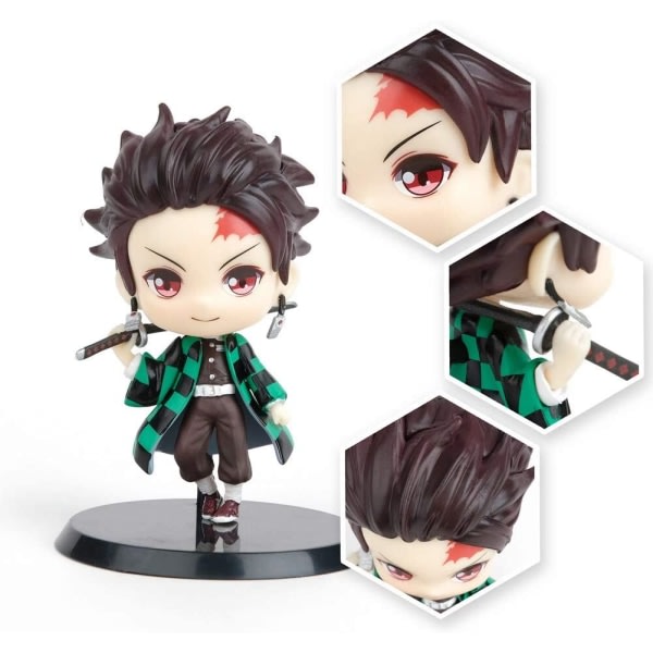 IC Demon Slayer Figurer GK Agatsuma Zenitsu Figur - 2,8 tum