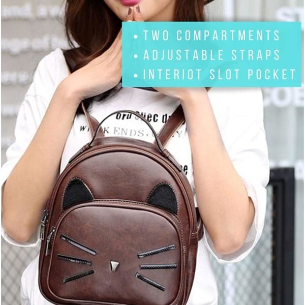 IC Cat Whisker Ryggsäck, Liten Damryggsäck, Reseväska
