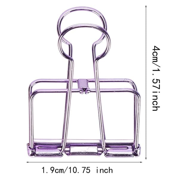 IC 12-pack Dubbla klämmor, Trådklämmor, Kreativ Ihålig Design