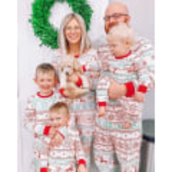 IC Familjens matchande set julpyjamas Jul nattkläder Baby 9M