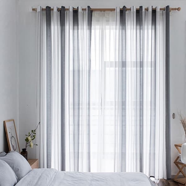 IC Gardiner 2-pak perforerte chiffon-gardiner 132cm*244cm
