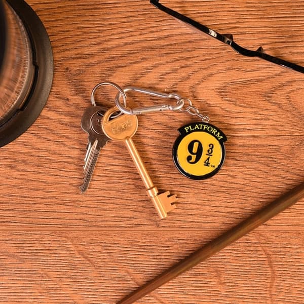 Harry Potter Platform 9 3/4 3D-nøglering One Size Gul/Sort Yellow/Black One Size IC