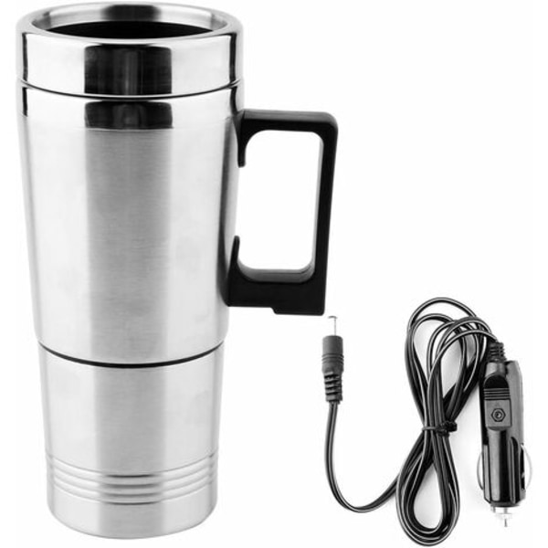 Elektrisk vattenkokare för bil 12v Elektrisk vattenkokare för bil 350ml och 150ml Rostfritt stål Kaffe Te Vattenkopp 12v Dubbelisolerad kopp Bilkokare Bilkokare