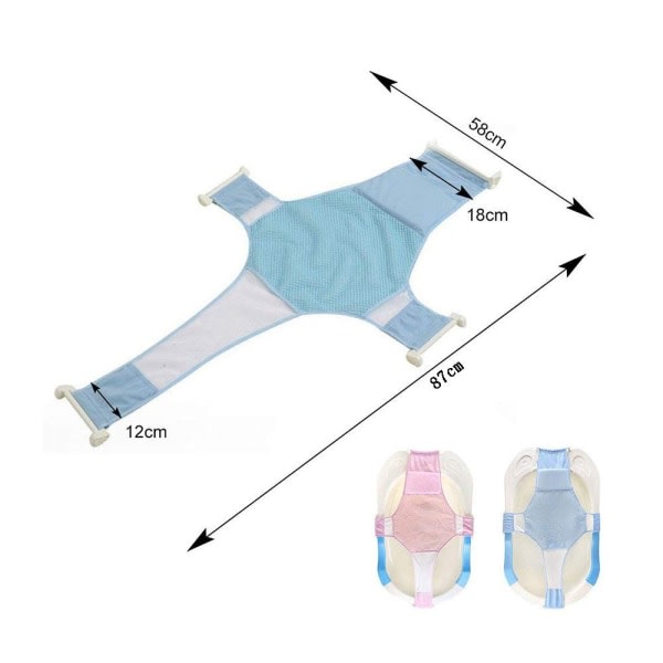 IC Badsits 2-pak korsformet badekar Sikkerhetsbadsits nyfødt