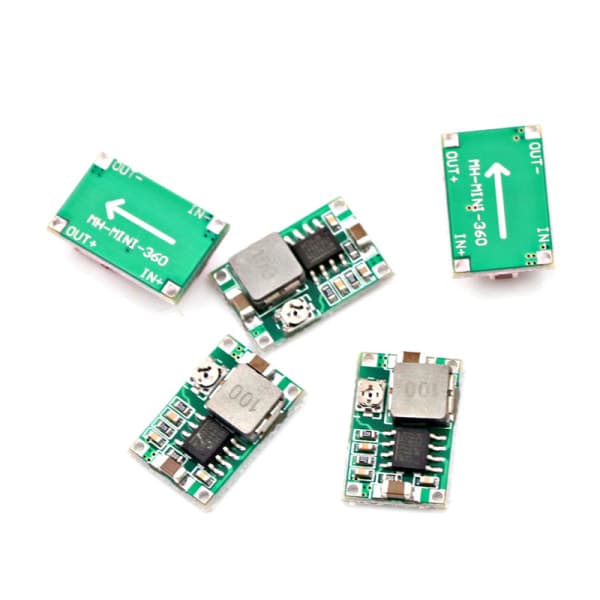 IC 5 stk/sæt Mini 3A DC justerbar konverter Step Down Strømforsyning