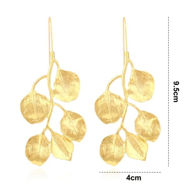 IC Leaf Øreringe Letvægts sommer Dangle Øreringe Stud Øreringe