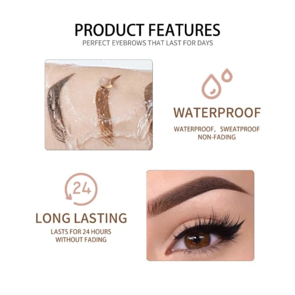 Vedenkestävä kulmakarvageeli Color Brows Shaping Gel Style2