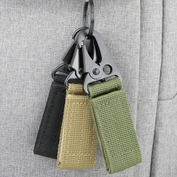 3 stk Utendørs Kamuflasje Webbing Spenne Reise Ryggsekk Exter IC