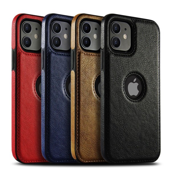 IC Lærveske for iPhone 15 Pro Blå iPhone15 Pro