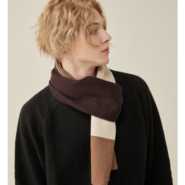 IC Ullscarf herr höst och vinter förtjockning och varm all-match