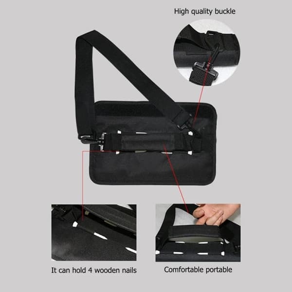 IC 1. Mini nylon golfbag Driving Range rejsetaske Golf T Rød
