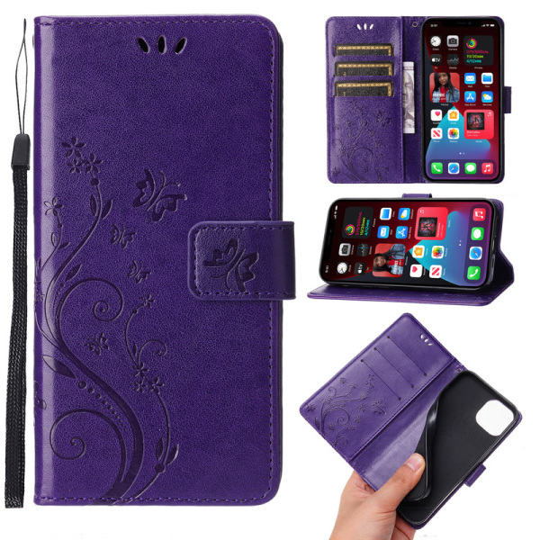 IC Butterfly-kotelo iPhone:lle kolmella korttilokerolla