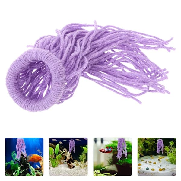 4 stk. simulert sjøgress eggsamler lekemopper for akvarium gyte-mopper 1x 1x