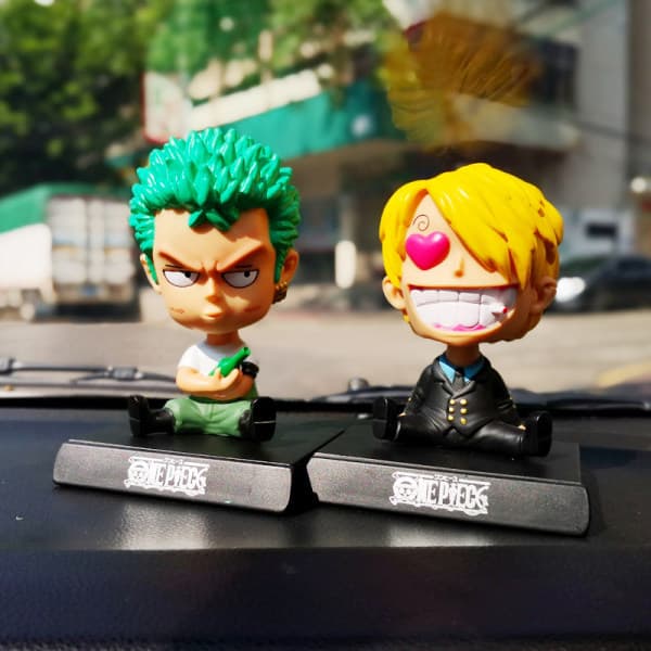 Bobblehead-figur av Luffy og Zoro fra One Piece A5