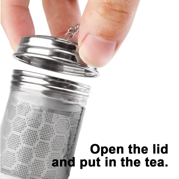 Te-infuser, tesil av extra finmaskigt nät, med förlängd form2