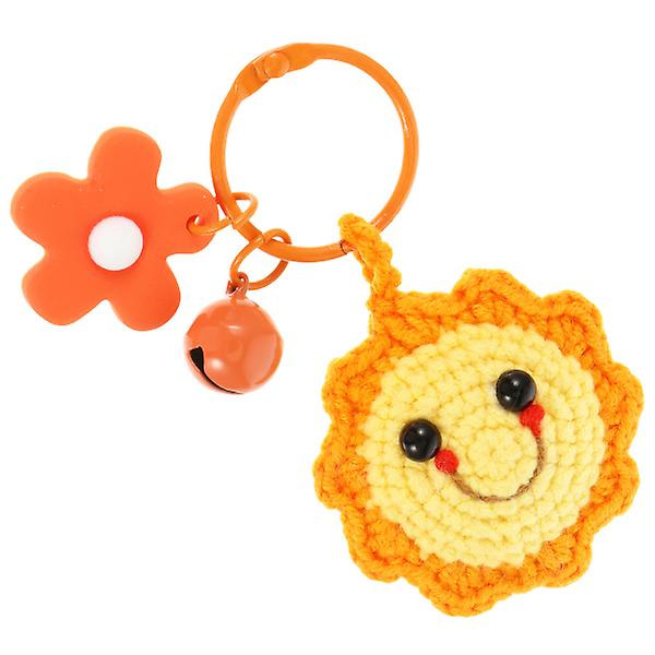 1 stk Bedårende nøglering vedhæng taske vedhæng Multifunktionelt dekorativt vedhæng (orange) IC