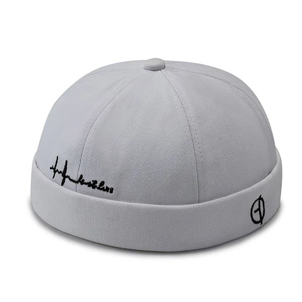 Bomulls Docker Mössa VIT WHITE WHITE